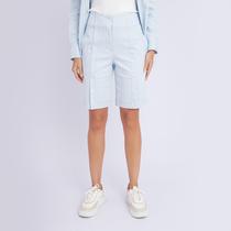 Bermuda susie com nervura jeans feminino Bermuda susie com nervura jeans feminino