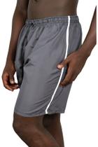 Bermuda Tactel Esporte Lisa Masculina Cinza Bermuda Tactel Esporte Lisa Masculina Cinza