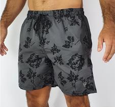 Bermuda Tactel Estampada Masculino Shorts Praia Verão 2025