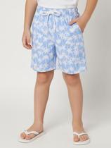 Bermuda Tactel Infantil Para Menino - AZUL Bermuda Tactel Infantil Para Menino - AZUL