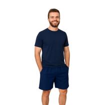 Bermuda Tactel Masculina 3 Bolsos Plus Size