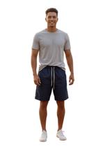 Bermuda Tactel Reforçada Masculina Com Elástico e Bolsos Bermuda Tactel Reforçada Masculina Com Elástico e Bolsos