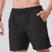 Bermuda Tacteo Leve Masculina Lisa Com Cordão Confortavel