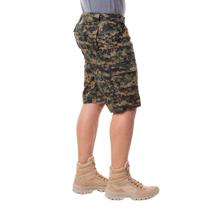 Bermuda Tática Cargo Reforçada Em Rip Stop Camuflada Masculina