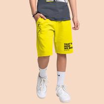 Bermuda Teen Masculina Lemon Moletom