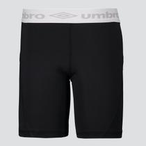 Bermuda Térmica Umbro TWR Diamond Juvenil Preta