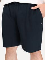Bermuda Tommy Hilfiger Moletom Masculina Essential Terry Blue String Azul Marinho