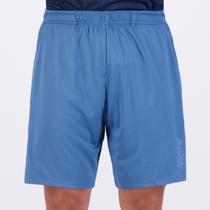 Bermuda Topper Malha Stamp Logo Azul