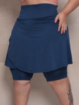 Bermuda transpassada plus size M ao G3 academia moda modesta evangélica short saia Bermuda transpassada plus size M ao G3 academia moda modesta evangélica short saia
