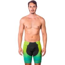Bermuda triathlon elite neon proteção uv 50+ kauna Bermuda triathlon elite neon proteção uv 50+ kauna