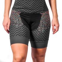 Bermuda triathlon elite pixel proteção uv 50+ kauna