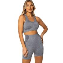 Bermuda Trifil AF Esportiva Levanta Bumbum Fem - Mescla