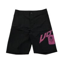 Bermuda UOT Preta e Rosa ORIGINAL UMBO-0174 Cor-05 Bermuda UOT Preta e Rosa ORIGINAL UMBO-0174 Cor-05