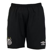 Bermuda Viagem Umbro Santos 22/23 Masculina - Preto