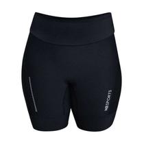 Bermuda WB Sports Barra Fio Feminino - Preto Bermuda WB Sports Barra Fio Feminino - Preto