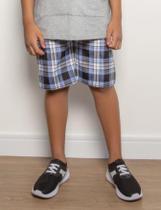 Bermuda Xadrez Juvenil Menino