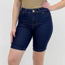 Bermuda Young Style Jeans Ciclista Feminina