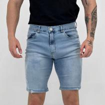 Bermuda Young Style Jeans Destroyed Masculina