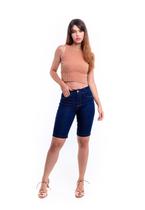 Bermudao Jeans Alto Levanta Bumbum
