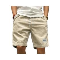 Bermudas Cargo Masculinas Vintage De Veludo Cotelê, Tendência De Verão, Retrô, Casual, Respirável Bermudas Cargo Masculinas Vintage De Veludo Cotelê, Tendência De Verão, Retrô, Casual, Respirável