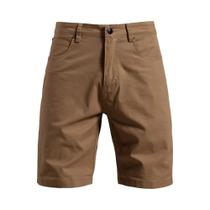 Bermudas Casuais Masculinas 100% Algodão Com Cintura Elástica Em Várias Cores AIOPESON Verão 2025
