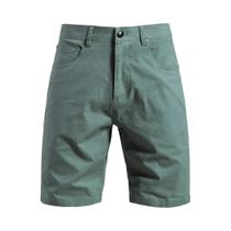Bermudas Casuais Masculinas 100% Algodão Com Cintura Elástica Em Várias Cores AIOPESON Verão 2025