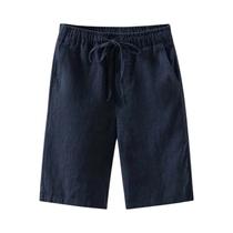 Bermudas Casuais Masculinas De Algodão E Linho Respiráveis Para Praia, Academia E Basquete