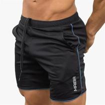 Bermudas De Corrida Masculinas De Secagem Rápida Em Malha Para Verão, Fitness, Academia, Calças De