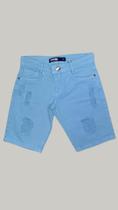 Bermudas Jeans Infantil - Cores Variadas - 100% Algodão (Tamanhos 10 a 16) - Brink Link