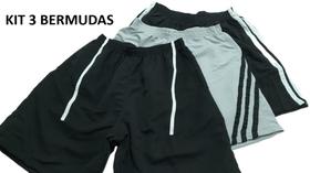 Bermudas Masculina Tactel - 38 ao 44, Academia , Lazer e Treino