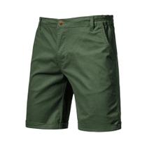 Bermudas Masculinas 100% Algodão Com Cintura Elástica Para O Verão, 10 Cores, Casuais, Para