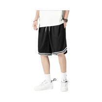 Bermudas Masculinas Casuais De Verão Para Basquete, Soltas, Em Malha Fina, Modelo Cinco Pontos