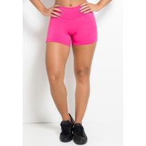 Bermudinha Short Diluxo Fitness Cós Alto Curta Ciclista