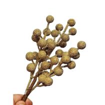 Berry Dourado Matte 25cm Florarte Berry Dourado Matte 25cm Florarte