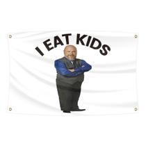 Bertram Bandera de Bandera 91x152 cm Decoración de Meme Divertido Blanco