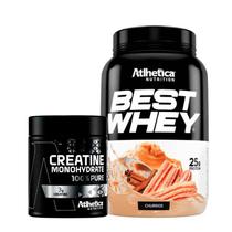 Best Whey (900g) Atlhetica Nutrition - Churros + Creatina 100% Pure - Pro Series (300g) Atlhetica Nutrition