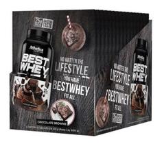 Best Whey Atlhetica Display Com 15 Sachês Chocolate Brownie