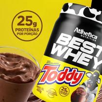 Best Whey Atlhetica Nutrition Sabor Achocolato Toddy 25g de Proteína 450g Best Whey Atlhetica Nutrition Sabor Achocolato Toddy 25g de Proteína 450g