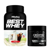 Best Whey Concentrado 900g + Creatina 100g - Atlhetica Nutrition