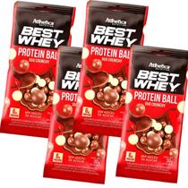 Best Whey Protein Ball Delicioso e proteico Snack 4X 30g - Atlhetica Nutrition