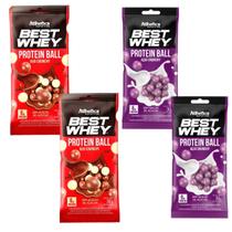 Best Whey Protein Ball Delicioso e proteico Snack 4X 30g - Atlhetica Nutrition