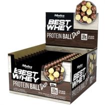 Best Whey Protein Ball (Display 12 unidades de 50g) - Sabor: Duo - Choco Branco/Choco ao leite