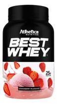 Best Whey Proteina Isolado Morango 900g Atlhetica