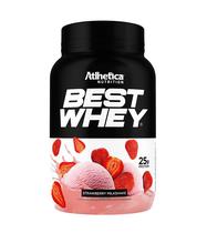 Best whey sabor strawberry milkshake 900g atlhetica