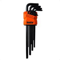 BESTFER Jogo Chaves Torx Longas Pretas 9 Peças BFH2810 com Guia Profissional BESTFER Jogo Chaves Torx Longas Pretas 9 Peças BFH2810 com Guia Profissional