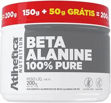 Beta alanina 100% pure 200g atlhetica nutrition