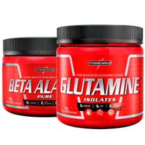 Beta Alanina 123g + Glutamina Pura 300g Integralmedica