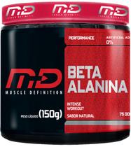 Beta Alanina 150g - Md Muscle Definition - 100% Pura - Reduz a Fadiga Muscular, Melhora Forca e Resistencia - MD - Muscle Definition