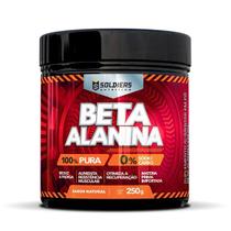 Beta Alanina 250g - 100% Puro Importado - Soldiers Nutrition