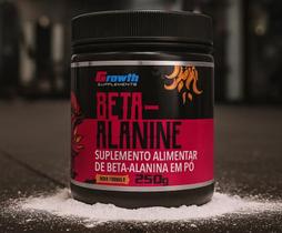 Beta alanina 250g Growth Supplements Sem Sabor Suplemento Beta alanina 250g Growth Supplements Sem Sabor Suplemento